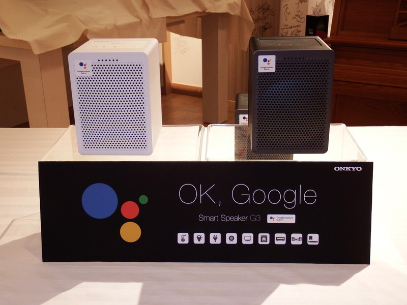 オンキヨーの高音質スマートスピーカー、Google「G3」とAmazon「P3」を