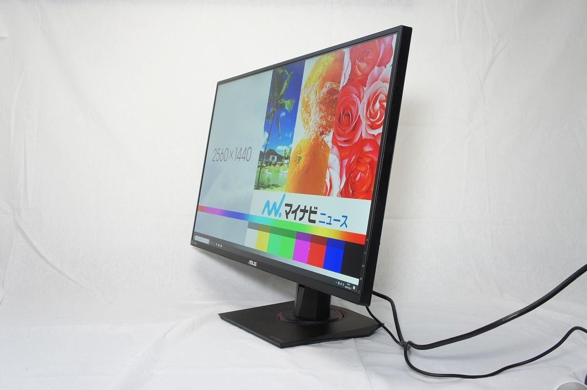 165Hzの高速液晶は使いやすさも抜群 ASUS「TUF Gaming VG27AQ