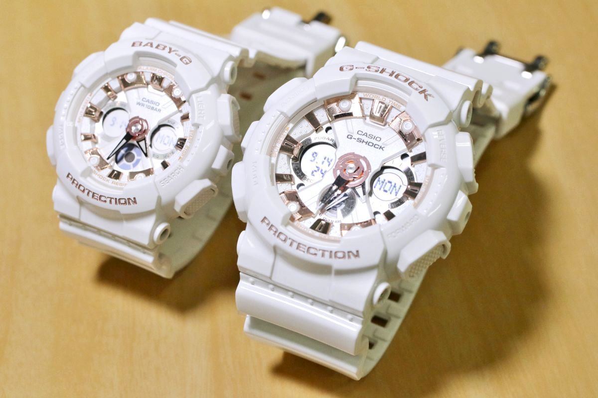 G-SHOCK＆BABY-G、2020年のラバコレは純愛の「白」とポップな「赤