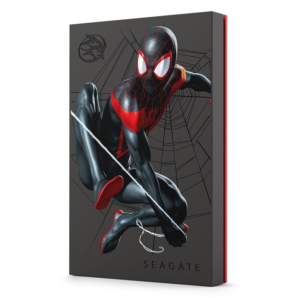 Seagate、大きくスパイダーマンをあしらった外付け2TB HDD - デザイン
