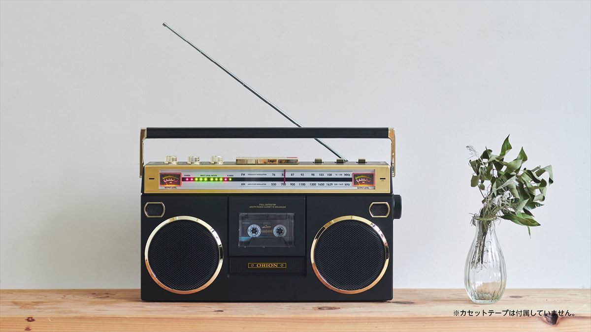 ドウシシャ、80年代風デザインのBluetoothステレオラジカセ「SCR-B7