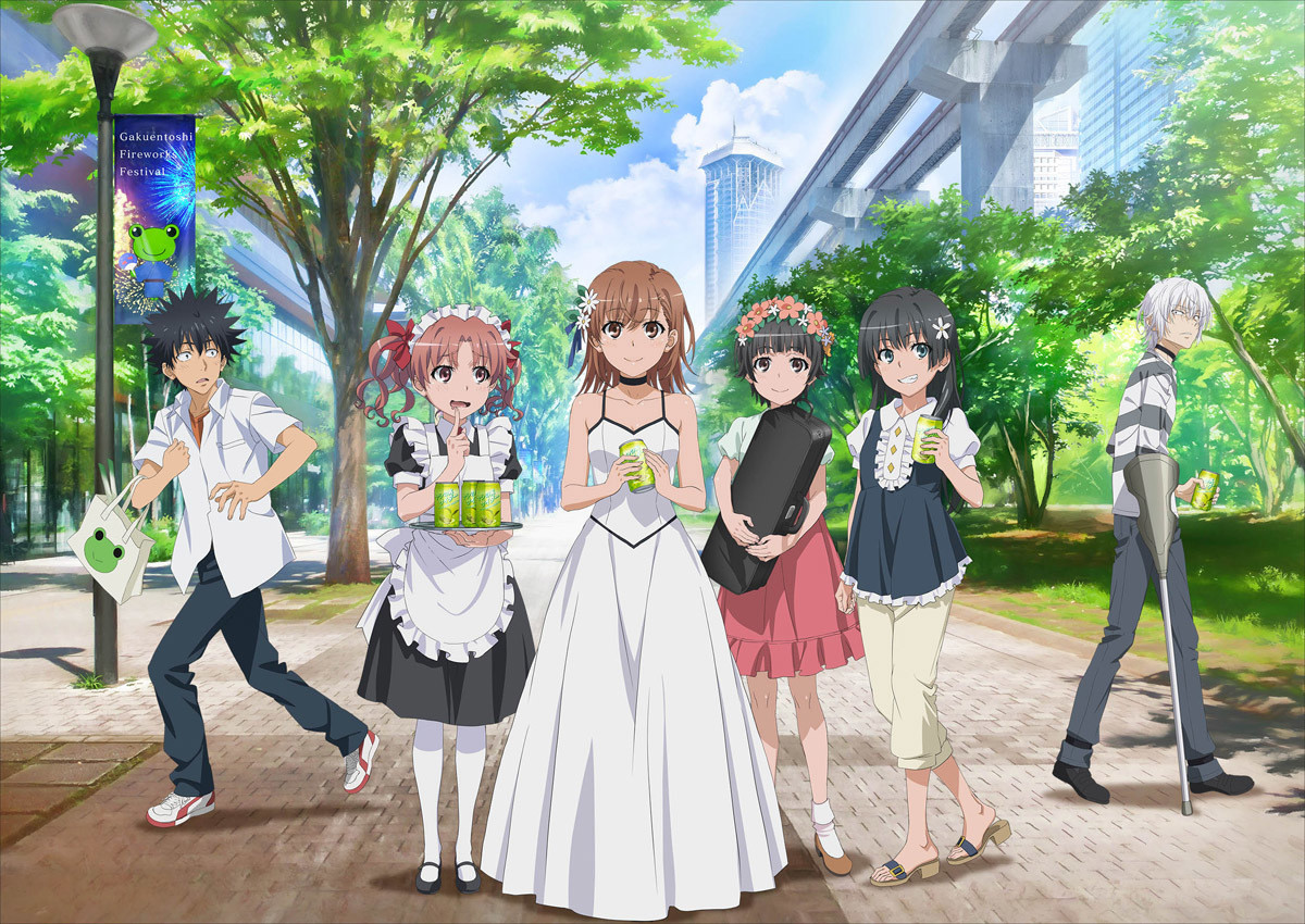 御坂美琴 インデックス 缶バッジ とある自治体の地域振興 禁書目録 超