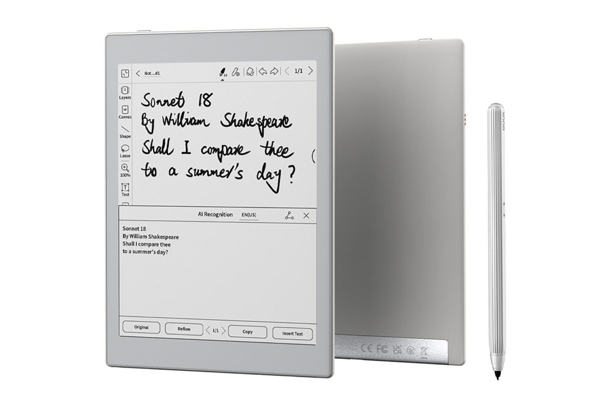 ペン入力もできる7.8型電子ペーパーAndroidタブレット「BOOX Nova Air2