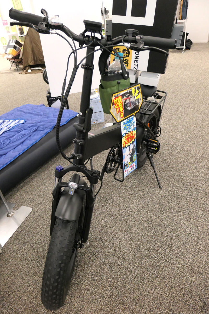 ドンキから電動アシスト付きファットバイク登場！ 16.5万円切り、実物