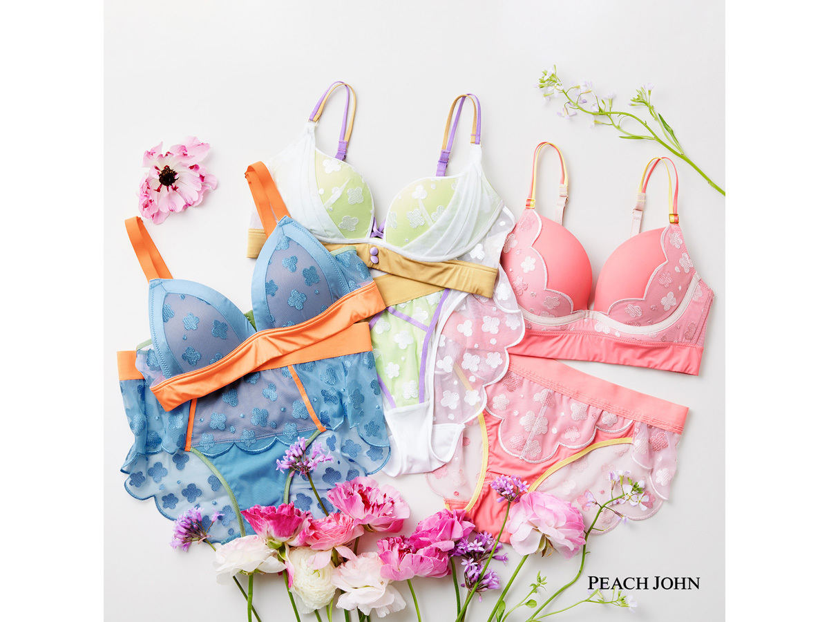 ピーチ・ジョンから「花束」のようなランジェリーコレクション! 藤田