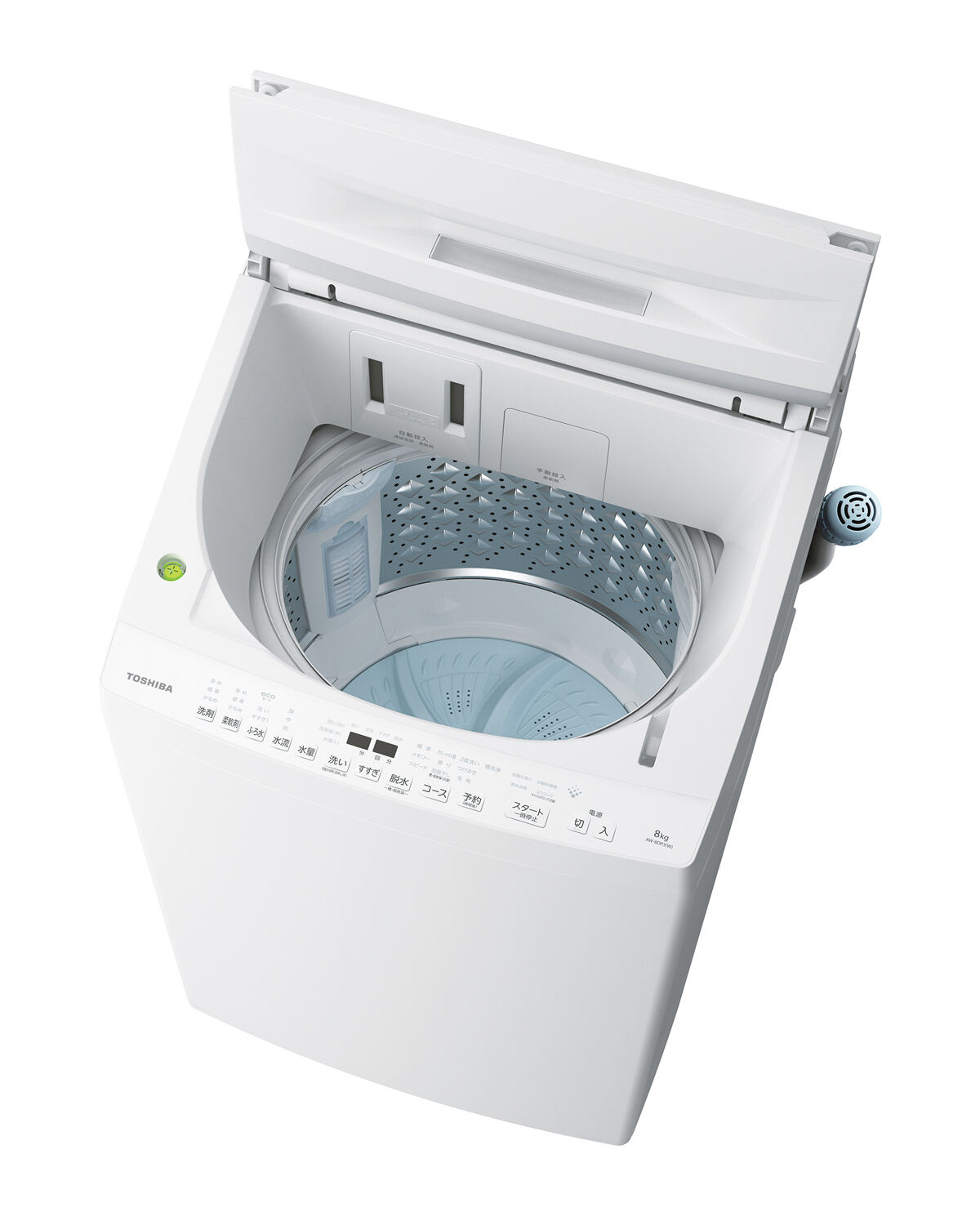 東芝、洗剤・柔軟剤自動投入が追加された容量8／9kgの抗菌洗浄洗濯機