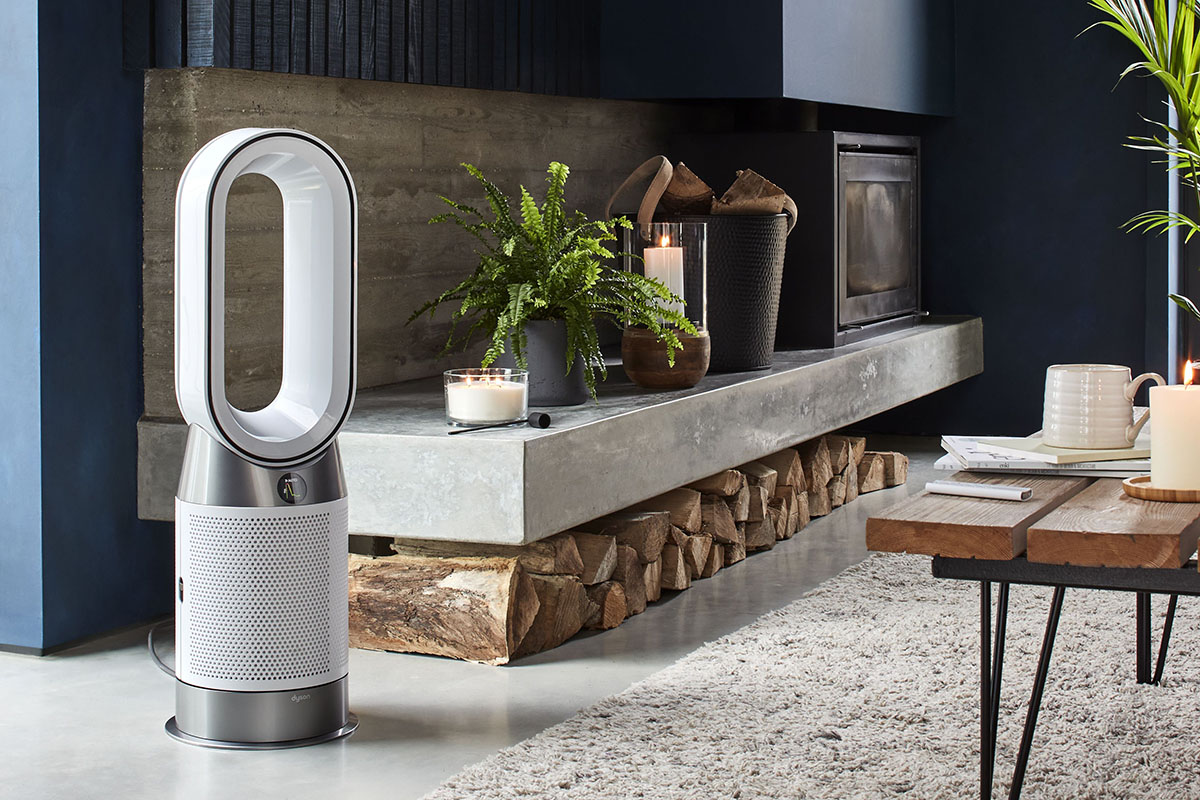 ダイソン、羽なし扇風機にもなる白い空気清浄機「Purifier Gen1