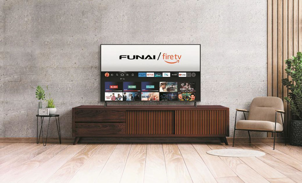 FUNAI Fire TV搭載テレビに新機種登場、ヤマダデンキとAmazonで販売へ