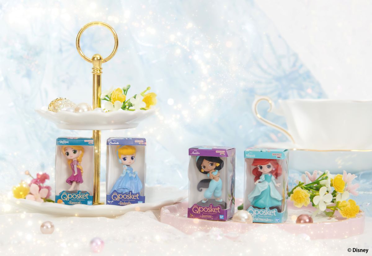 ディズニープリンセス】精巧なフィギュアがミニサイズに! ガシャポン