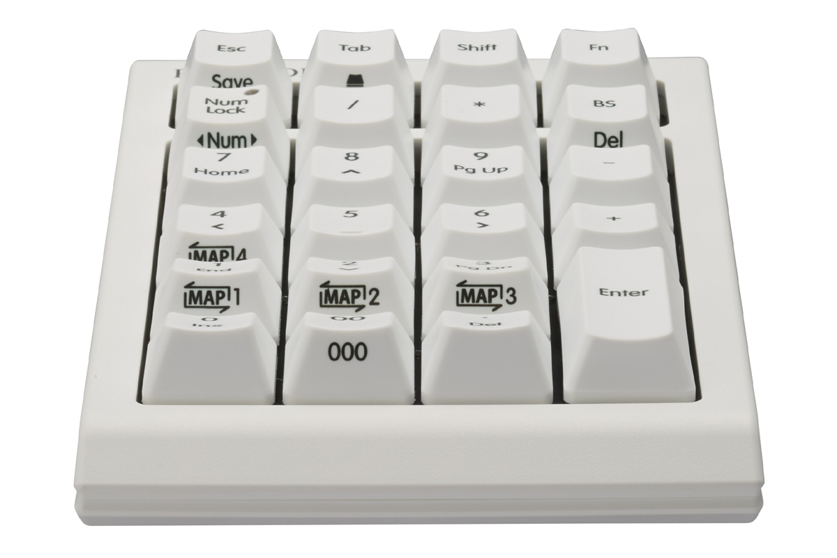 REALFORCE、カスタム性を高めた静電容量無接点スイッチ搭載テンキー