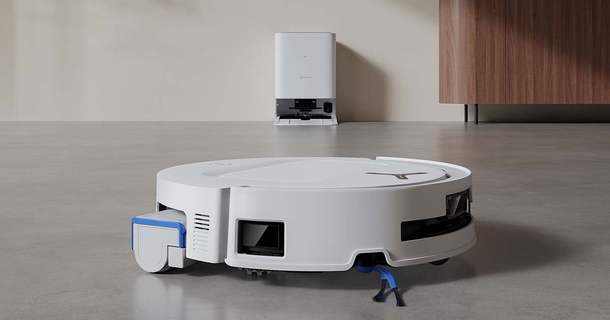 エコバックス、上位機種と同じローラー式モップを搭載したロボット掃除