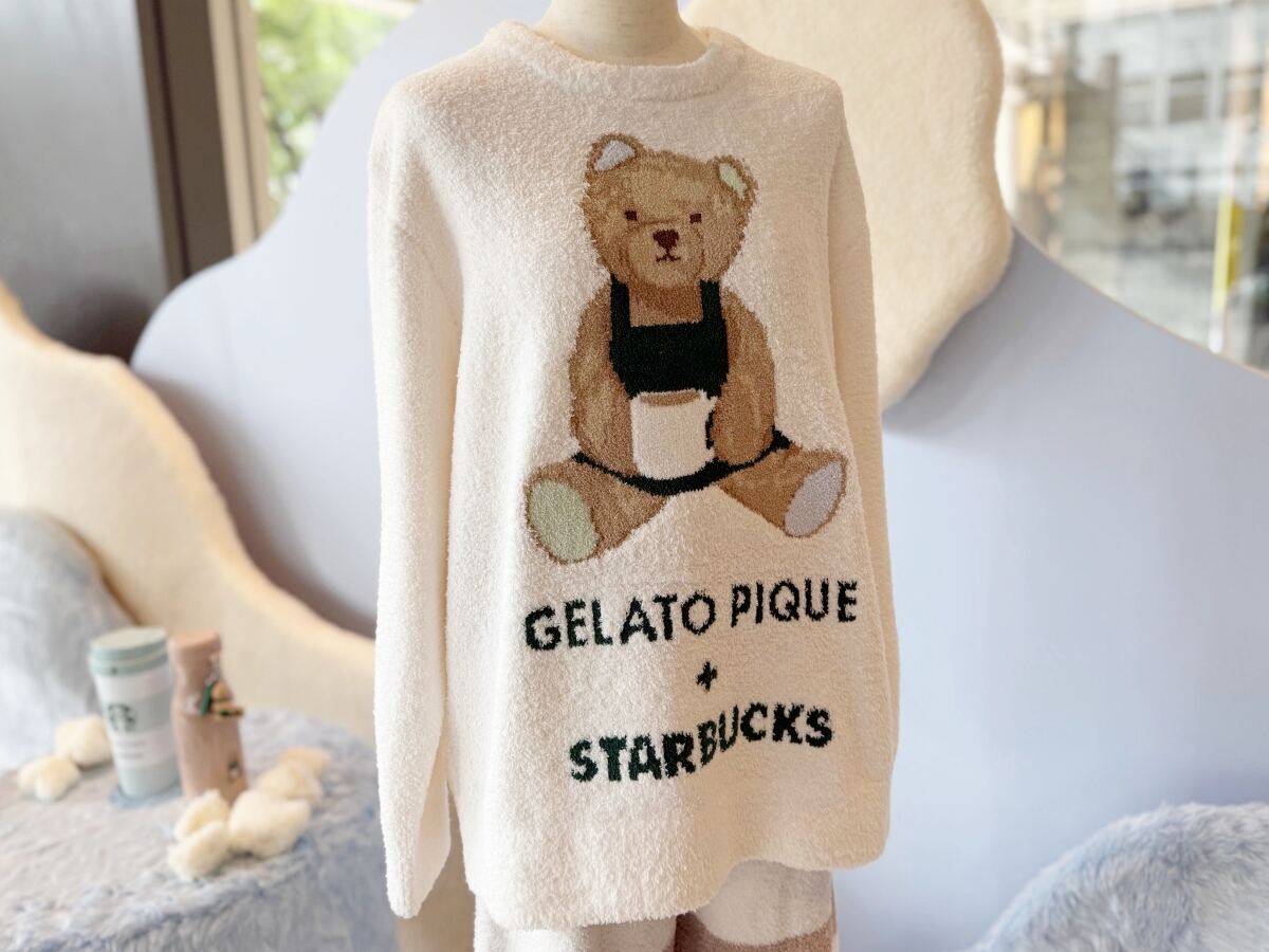 スタバ×ジェラピケ初コラボ！『ピケ モコ ブーケ & ティー ラテ』の