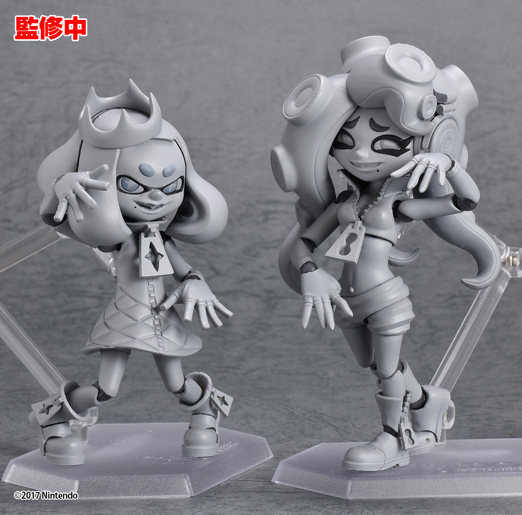 スプラトゥーン2』テンタクルズの「ヒメ＆イイダ」イカしたfigmaが製作