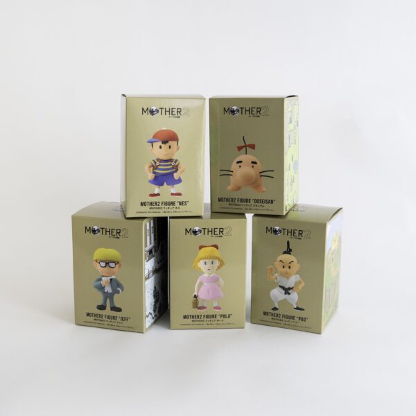 MOTHER2』からネス、ポーラ、ジェフ、プー、どせいさんの粘土