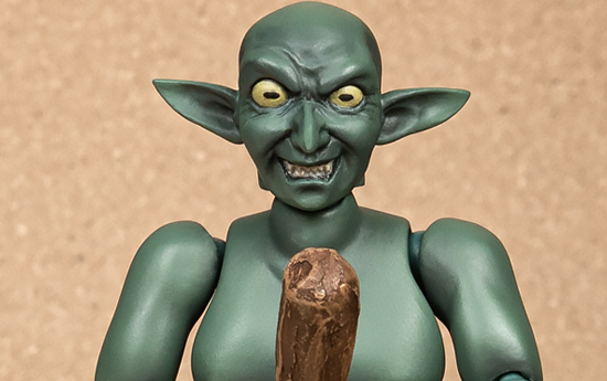 フォトレビュー】ダイキのゴブリンさん 1/12 可動フィギュア[ダイキ工業]