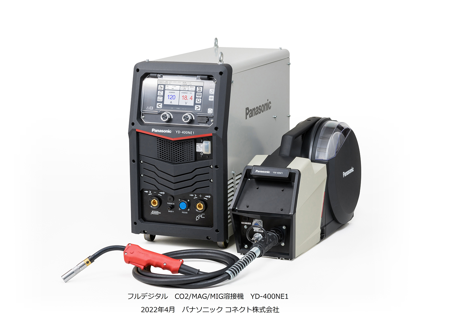 フルデジタル CO2／MAG／MIG溶接機（パルス搭載）YD-400NE1を発売