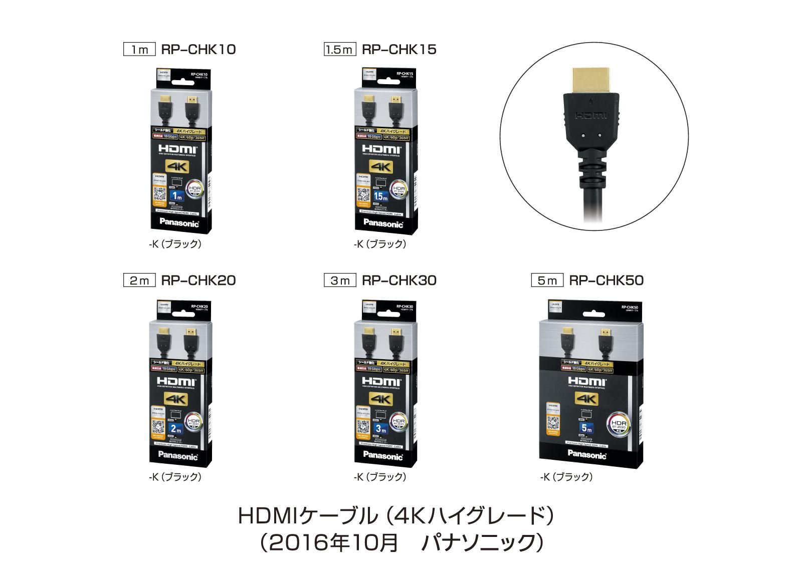 4KハイグレードタイプHDMIケーブル 5種を発売 | 個人向け商品 | 製品