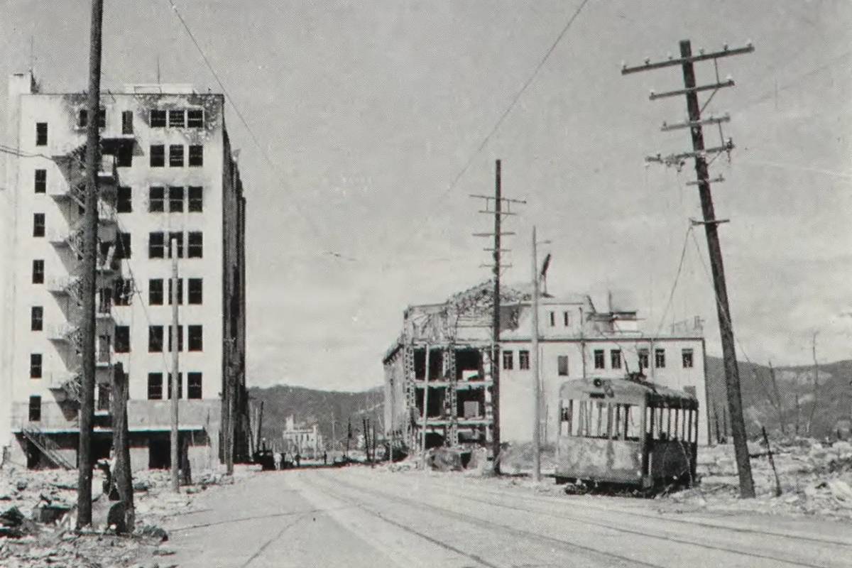 広島電鉄の被爆電車653号「原爆投下80年」特別運行 比治山線経由で原爆