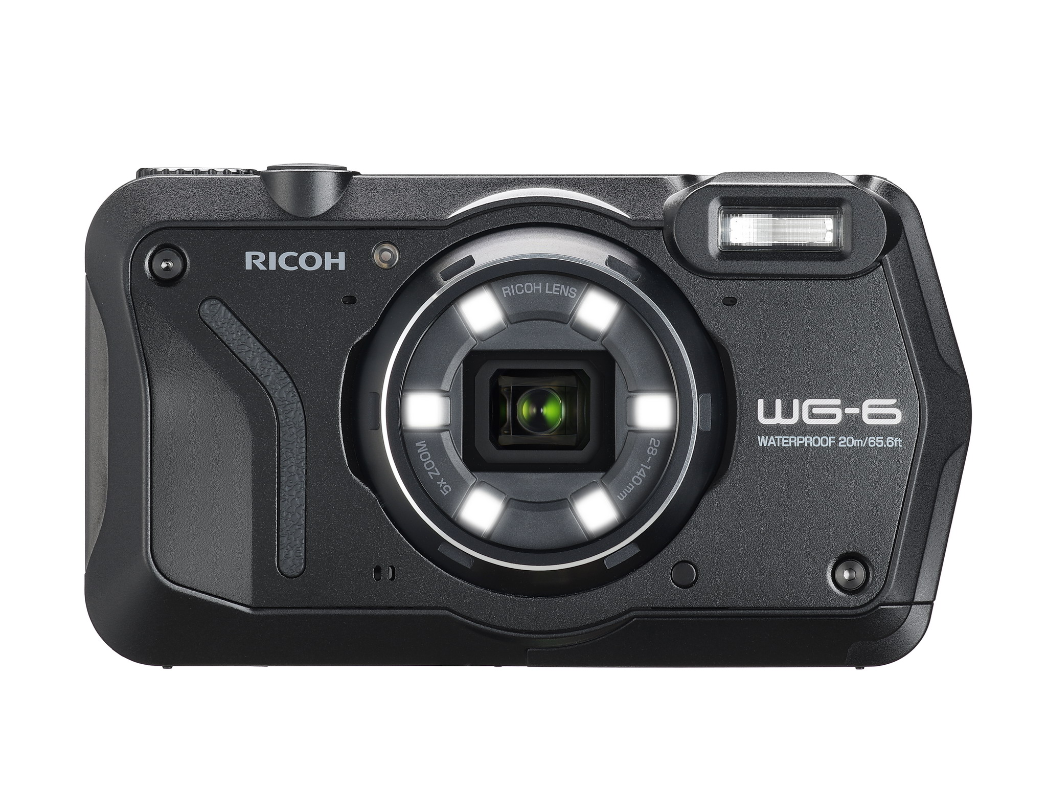 水深20mで水中撮影が可能なコンパクトデジタルカメラ「RICOH WG-6」を
