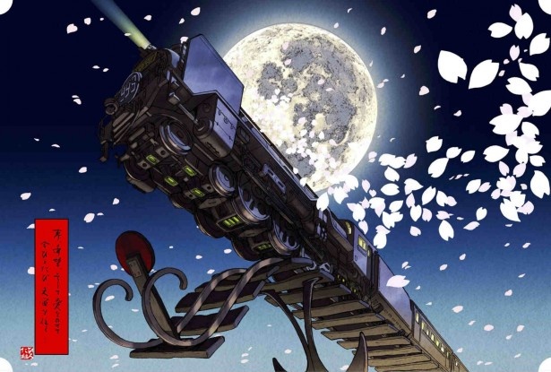 銀河鉄道999」「宇宙戦艦ヤマト」が浮世絵に！ファンにはたまらない