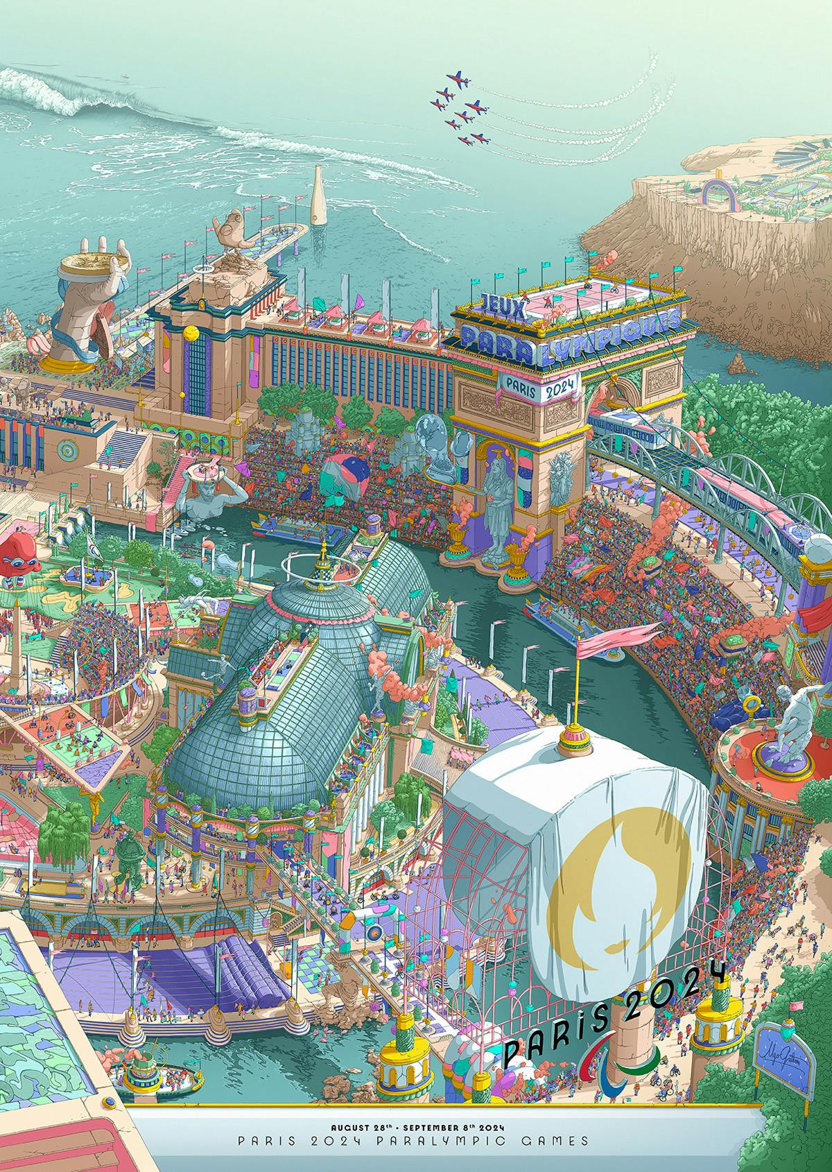 FR：パリ2024オリンピック・パラリンピック競技大会のポスター