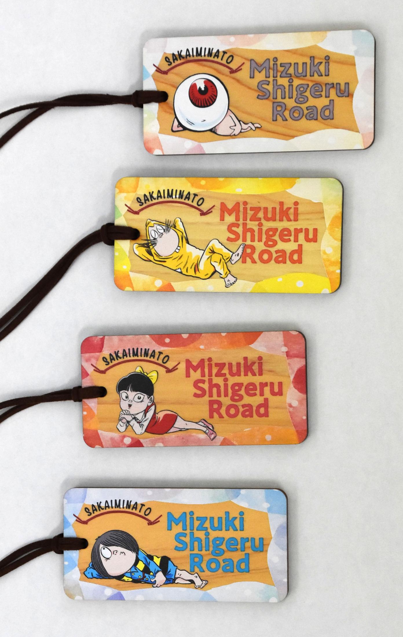 鬼太郎キャラのタグ発売 ヒノキを加工、鳥取・境港（共同通信