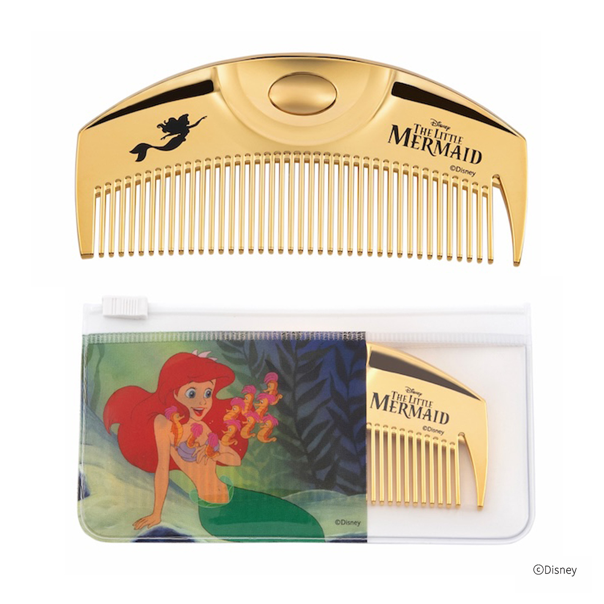 ラブクロム」がディズニーデザインのヘアコームを発売 アリエルや