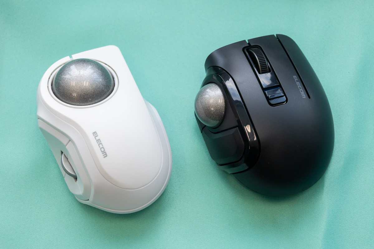 エレコム、小型トラックボール「bitra」が復活。ホワイト追加