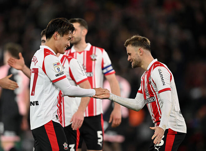 サウサンプトンのMF松木玖生が圧巻の2ゴール！待望のリーグ戦初得点