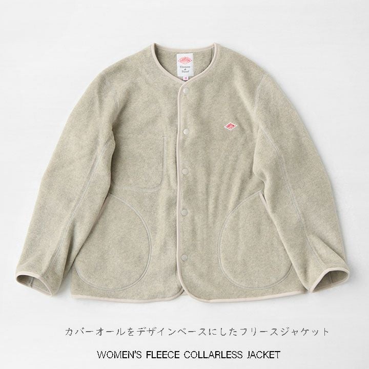 DANTON(ダントン) フリース ノーカラージャケット(JD-8911)の通販