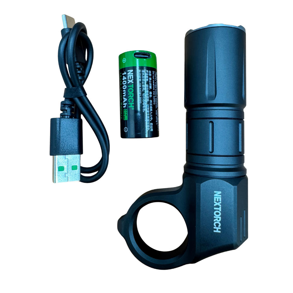 NEXTORCH ARTORCH EDC Tactical Flashlight – 1600 Lumens with Finger