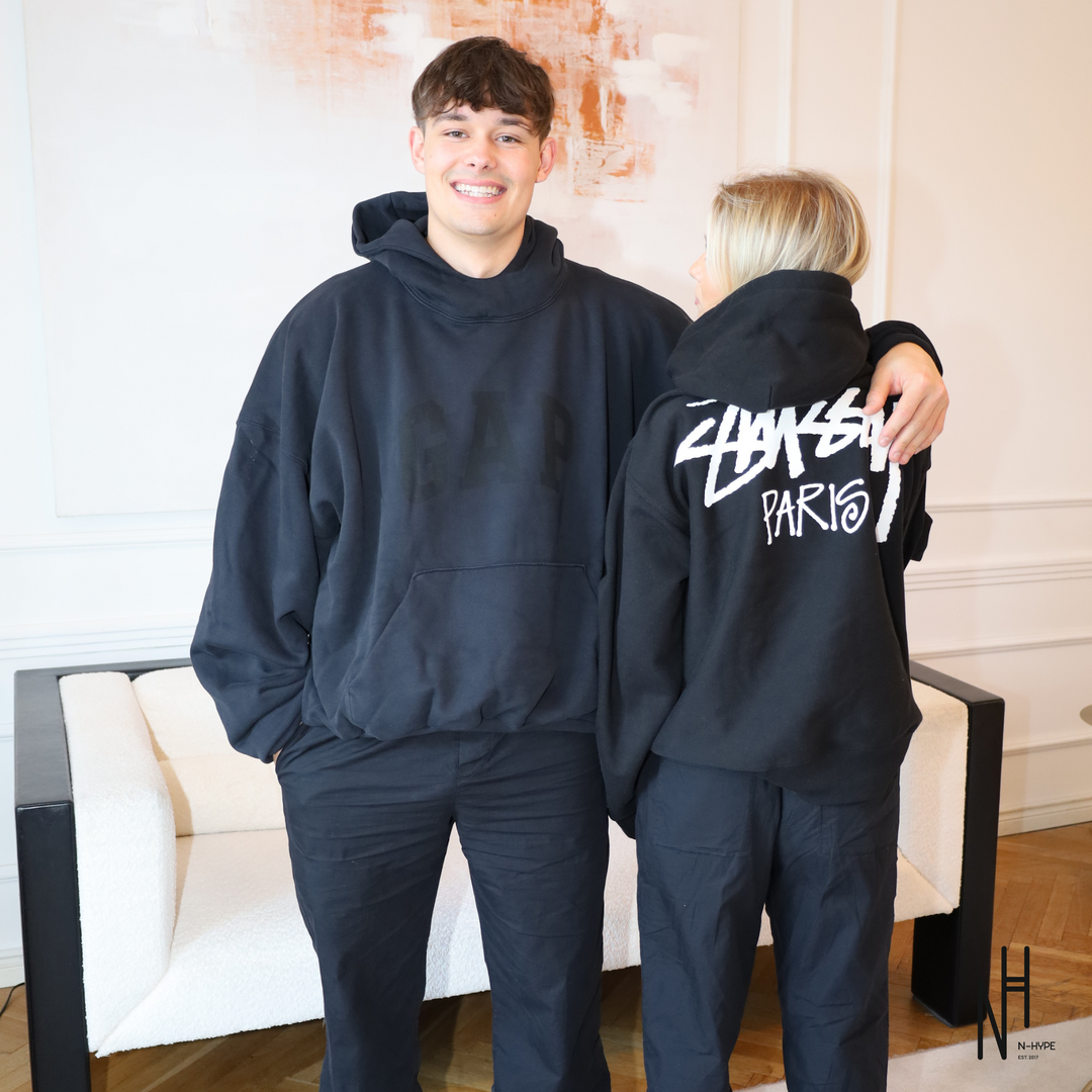 Yeezy Gap Engineered by Balenciaga Dove Hoodie Washed Black Los