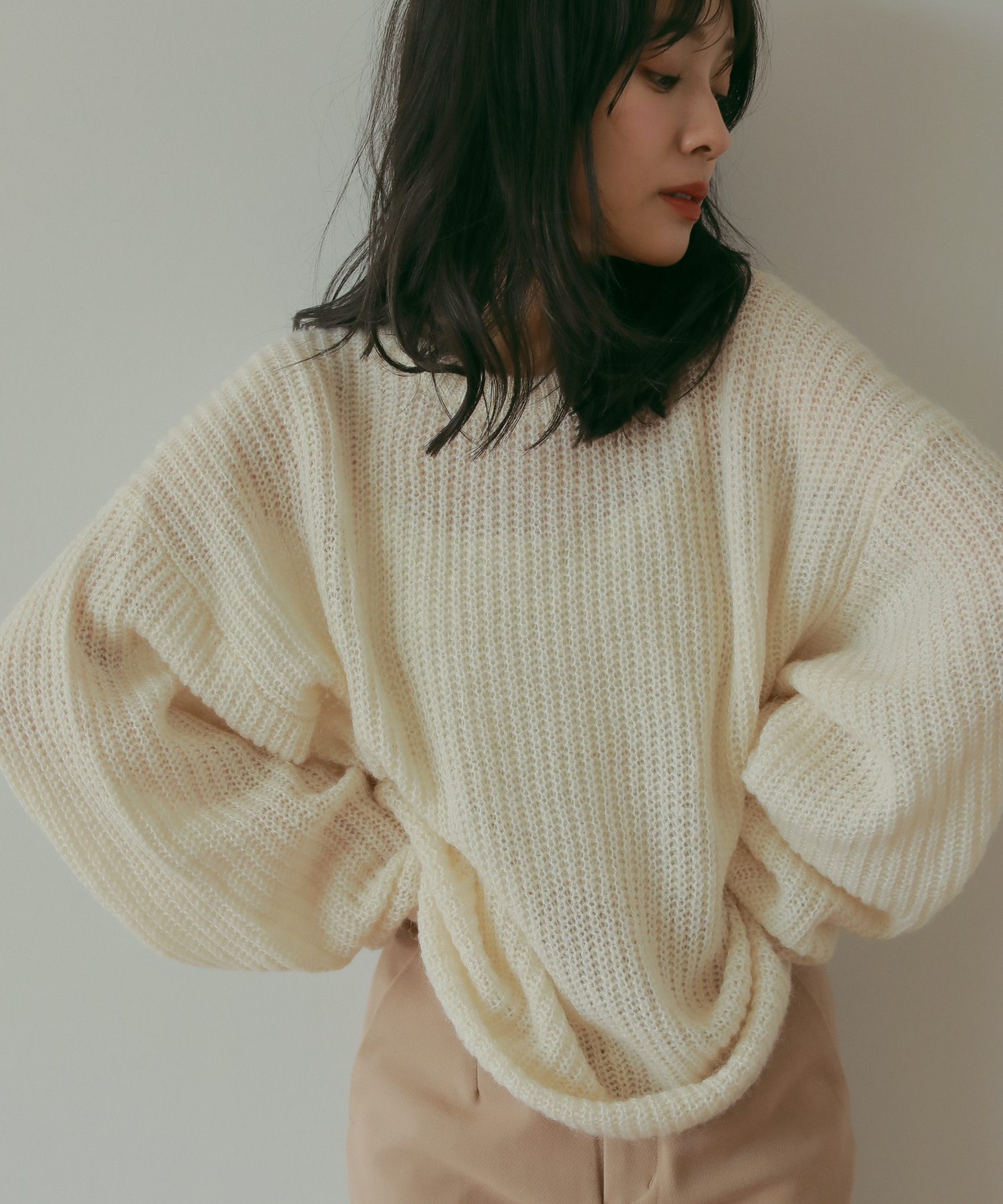 モヘアミックスニット – N WITH.