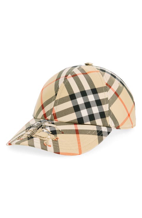 Burberry EKD Archive Check Baseball Cap | Nordstrom