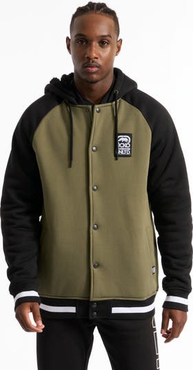 Ecko Unltd. Men's Baseball faux shearling Varsity Jacket | Nordstrom