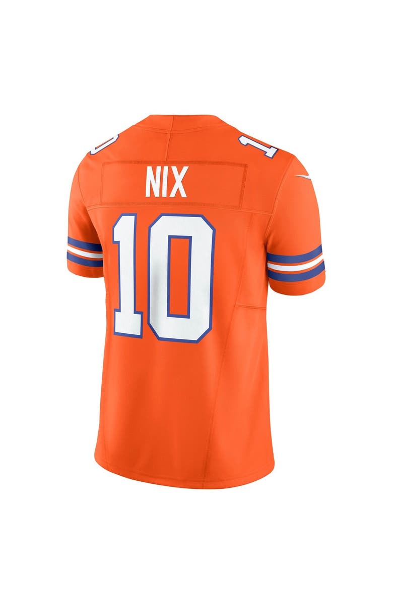 Nike Men's Nike Bo Nix Orange Denver Broncos Vapor F.U.S.E.