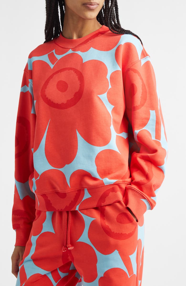 Marimekko Leiot Unikko Kioski French Terry Sweatshirt | Nordstrom