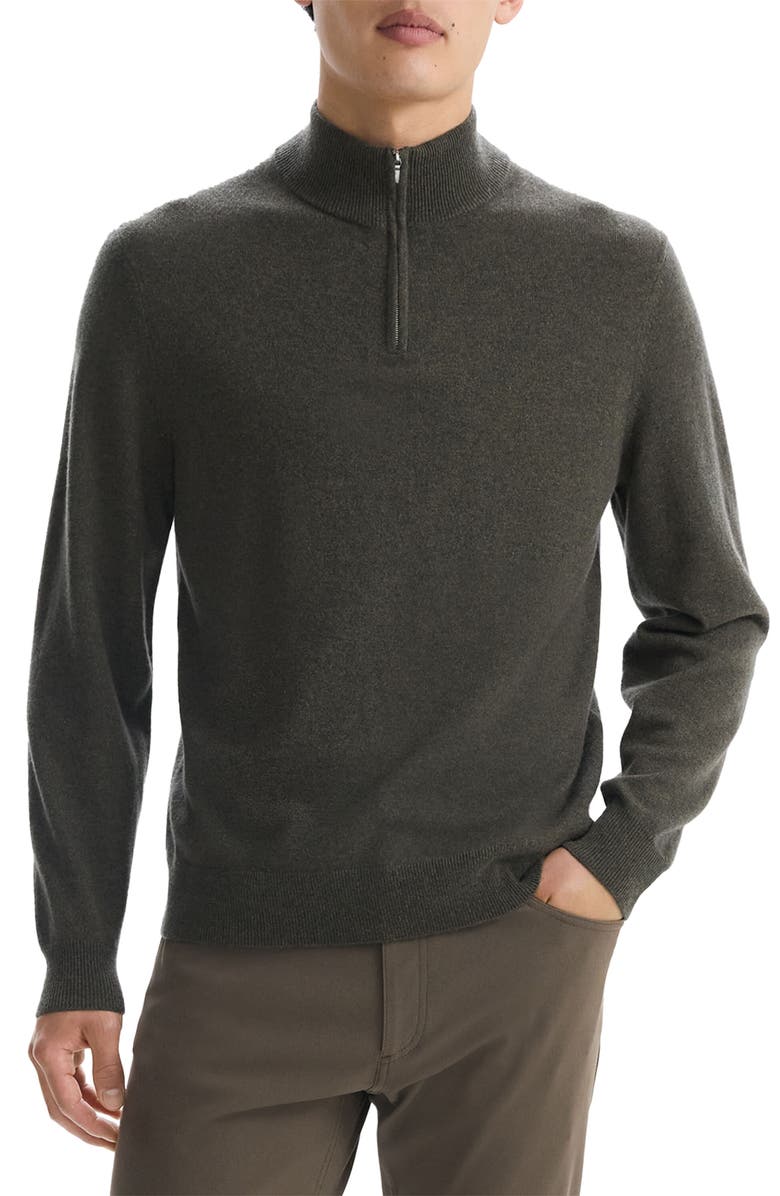 Theory Hilles Quarter Zip Cashmere Sweater | Nordstrom