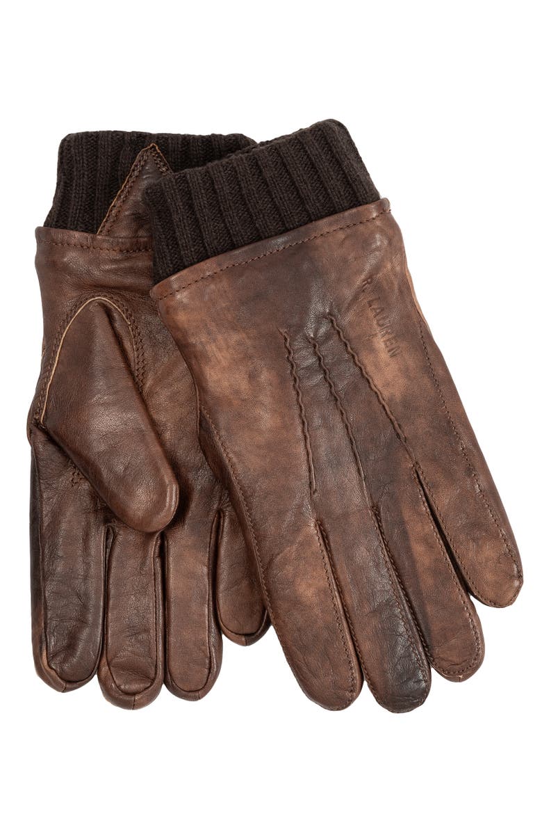 Polo Ralph Lauren Burnished Leather Flight Glove | Nordstrom
