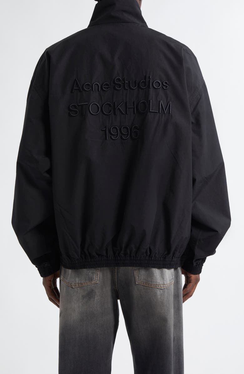 Acne Studios 1996 Logo Embroidered Cotton & Recycled Nylon Jacket
