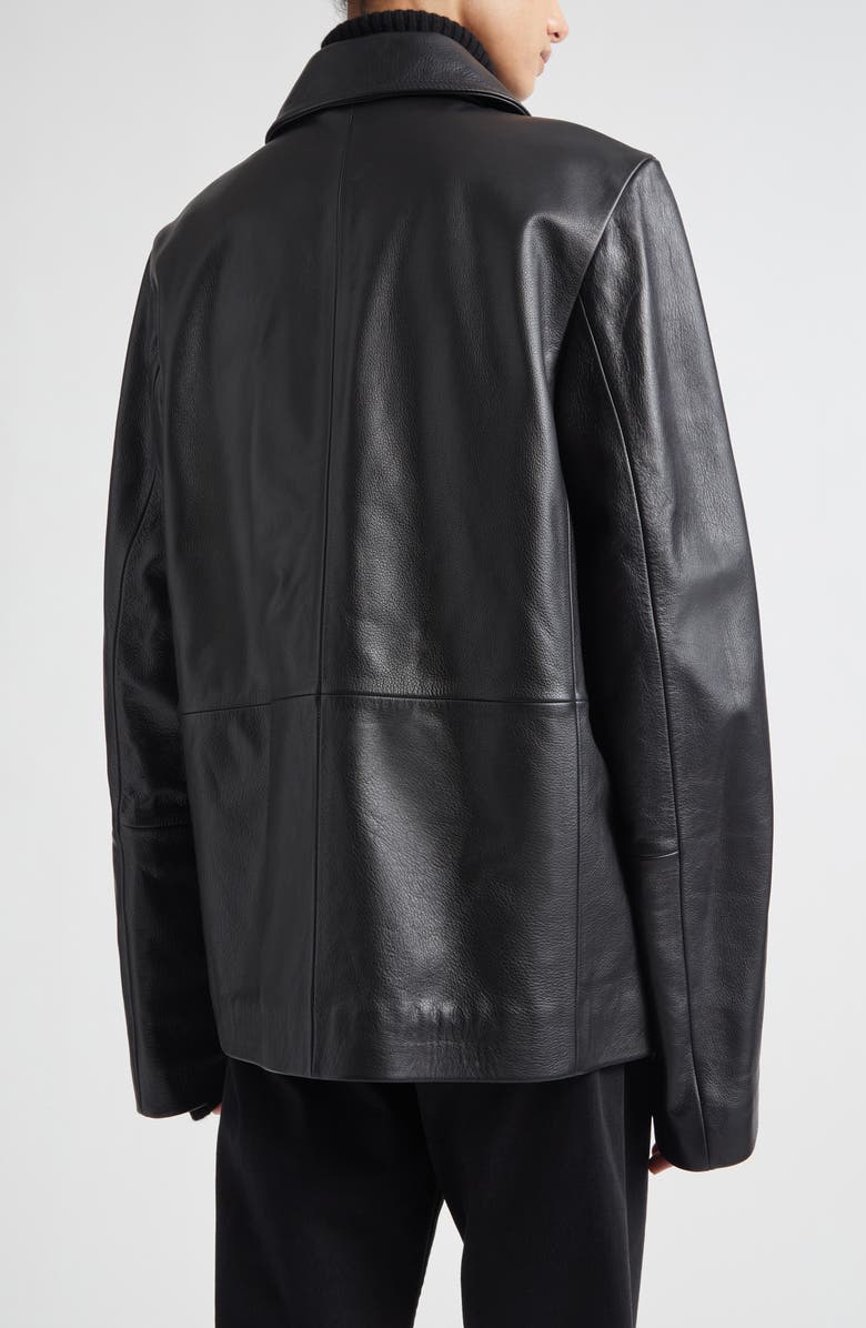 TOTEME Grained Leather Jacket | Nordstrom