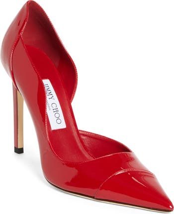 Jimmy Choo Brigitte Pointed Toe Half d'Orsay Pump (Women) | Nordstrom