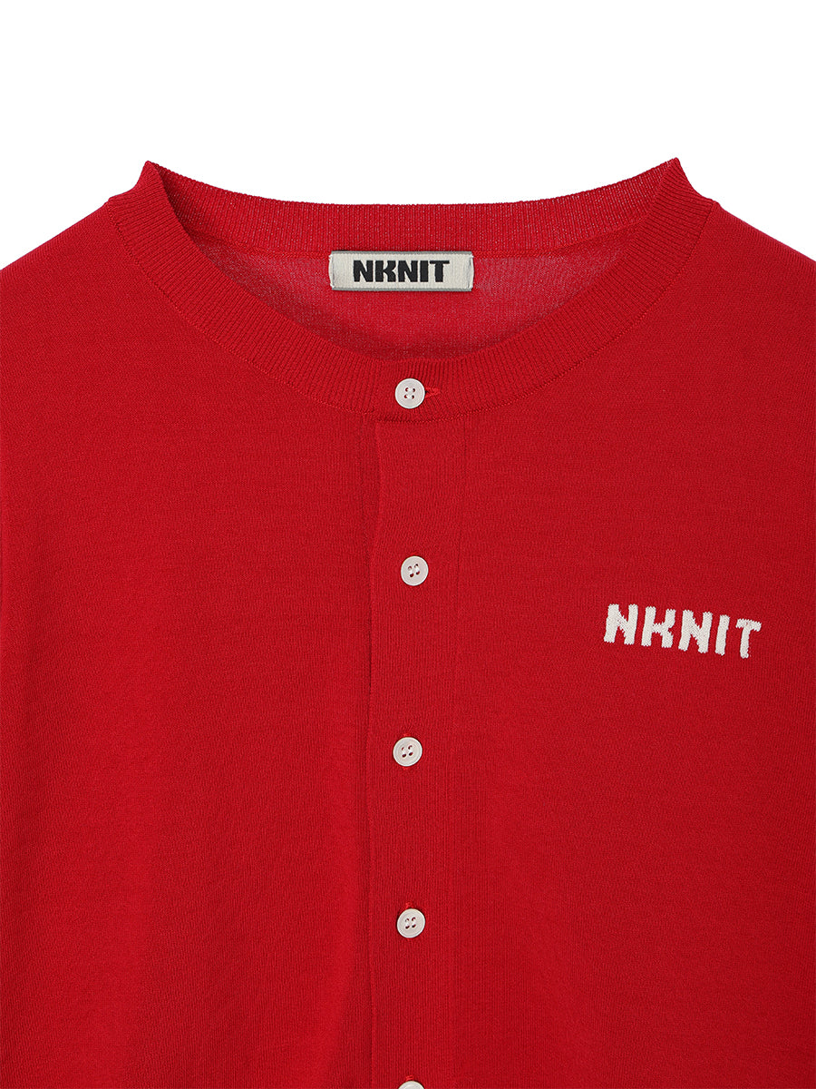 NKNIT logo cardigan