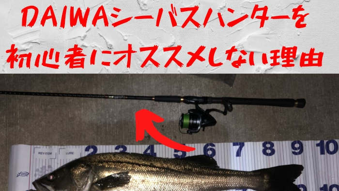 DAIWA(ダイワ)seabasshunterX96ML(シーバスハンターX)を初心者に