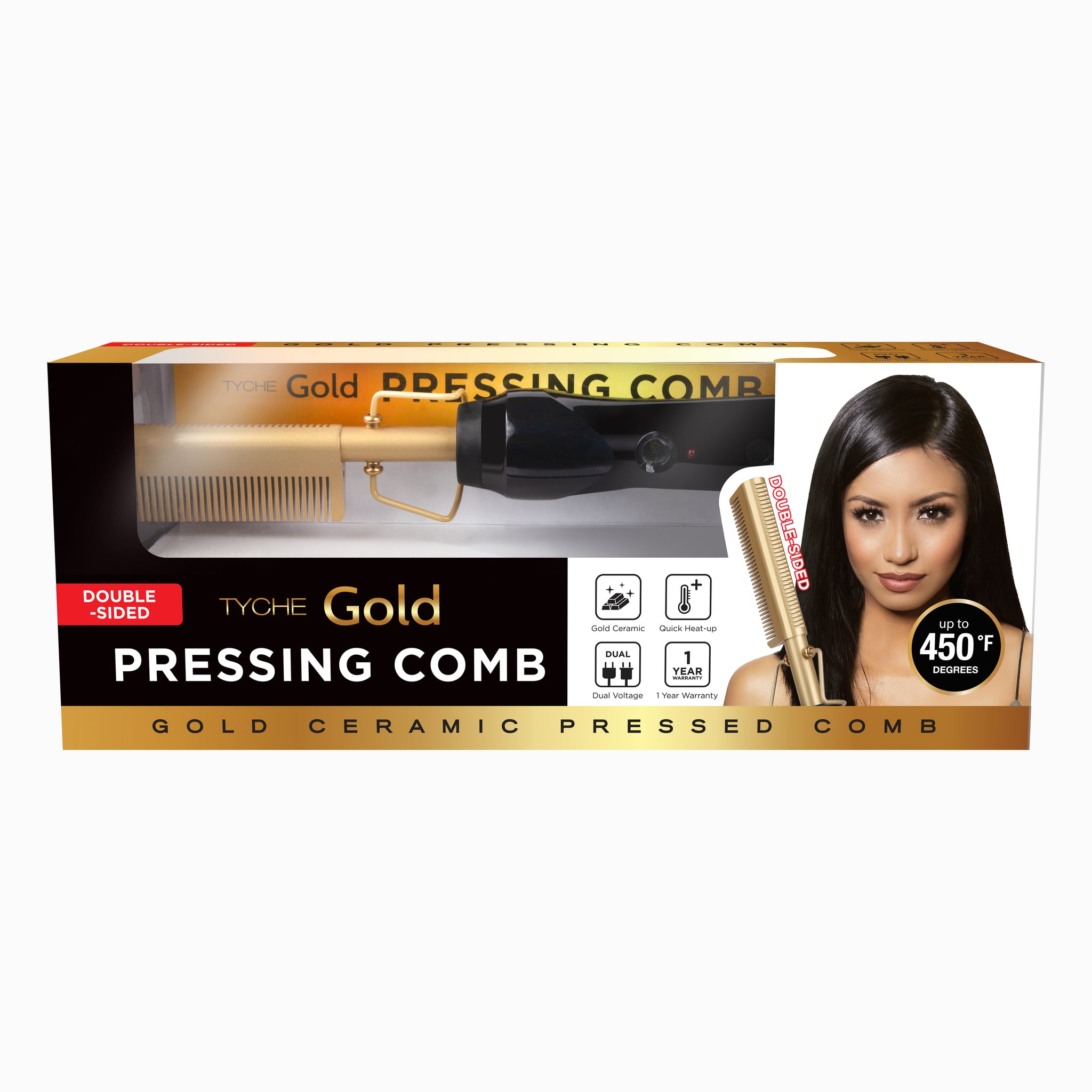 Gold Pressing Comb | Comb – NICKA K NEW YORK