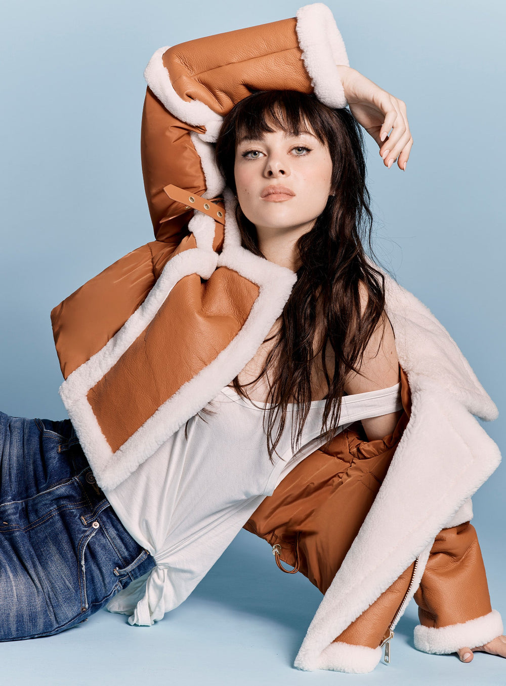 MONTANA | CROPPED SHEARLING PUFFER JACKET – Nicole Benisti