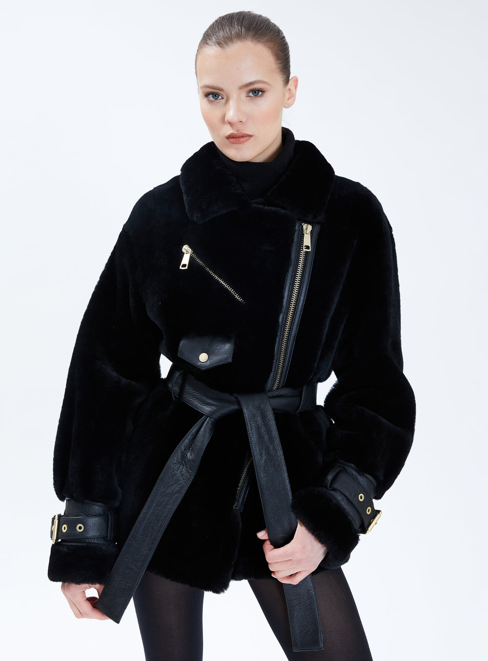 ELIZABETH | SHEARLING JACKET – Nicole Benisti