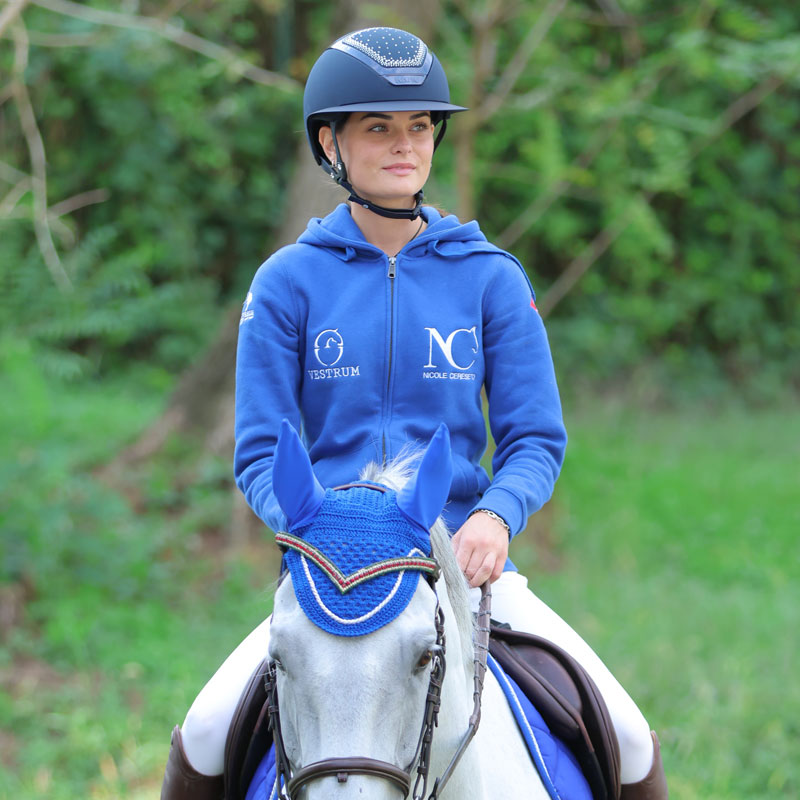 Felpa Blu – Verona Fieracavalli 2024 – Nicole Cereseto