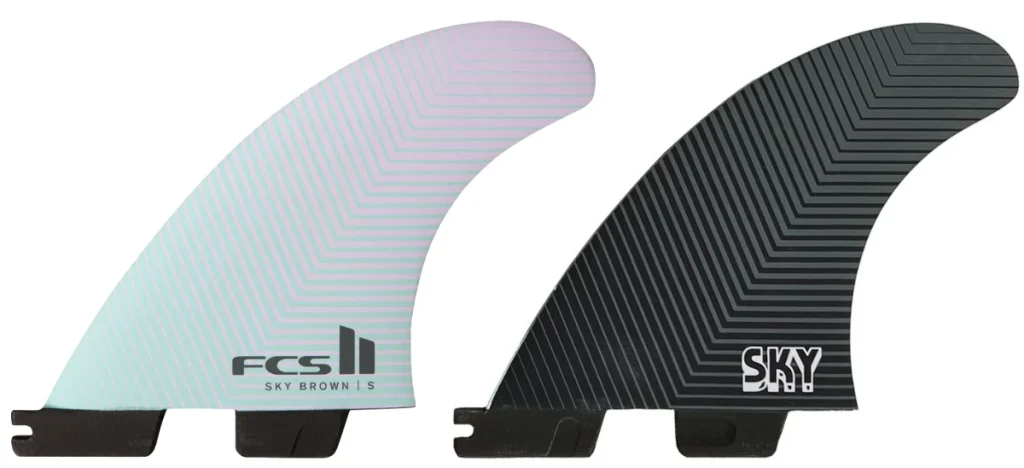 FCS2 SB「SKY BROWN スカイ ブラウン」フィンの特徴とフィンリスト
