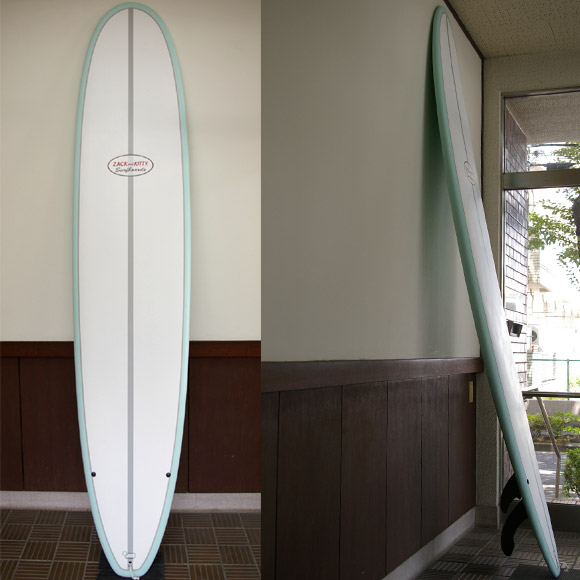 ビギナーにお勧め ZACK & KITTY / NO BRAND 中古ロングボード 9`1 (No